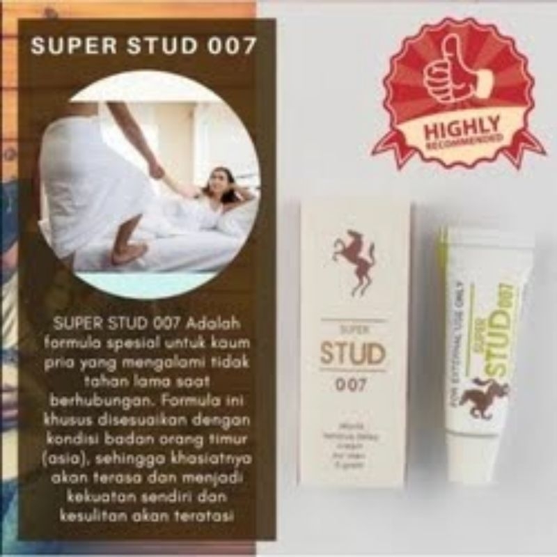 SALEP STUD 007 - SUPER STUUD 007 DELAY CREAM - STUT STUUT SETUD SETUT
