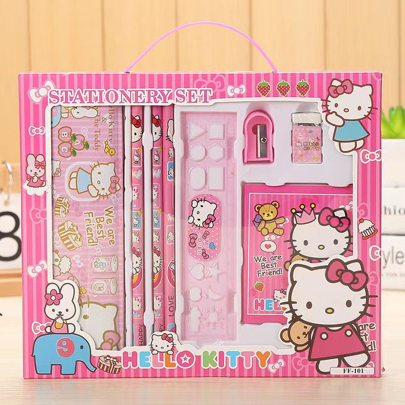 

NV589 Paket Alat Tulis Anak 8 in 1 Box / Stationary Set 8 in 1 Box / Set Alat Tulis Sekolah Anak