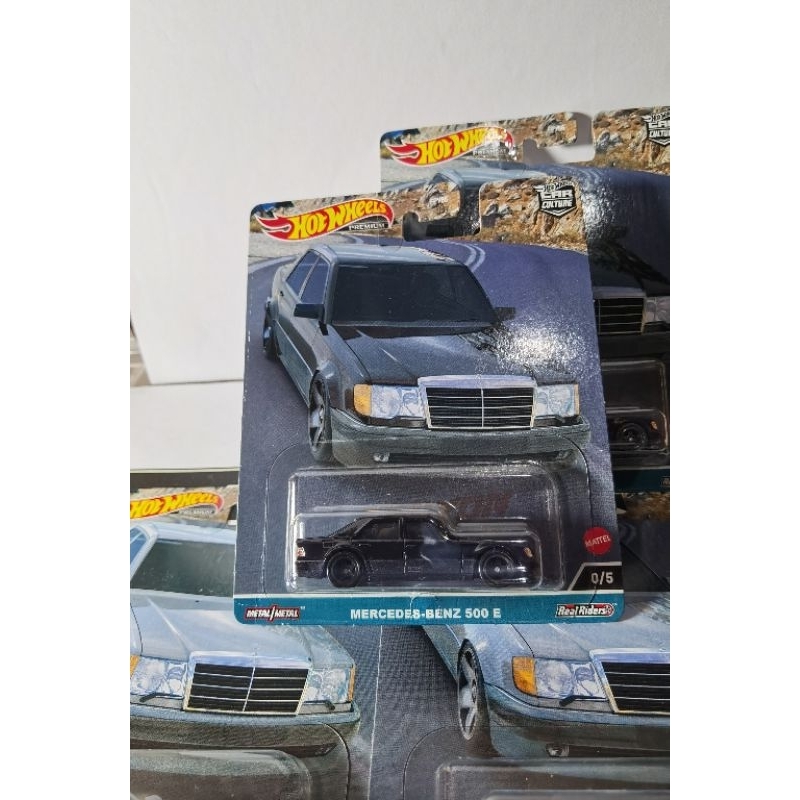 Hot Wheels Chase Mercedes Benz 500 E Black Edition Hw super car culture