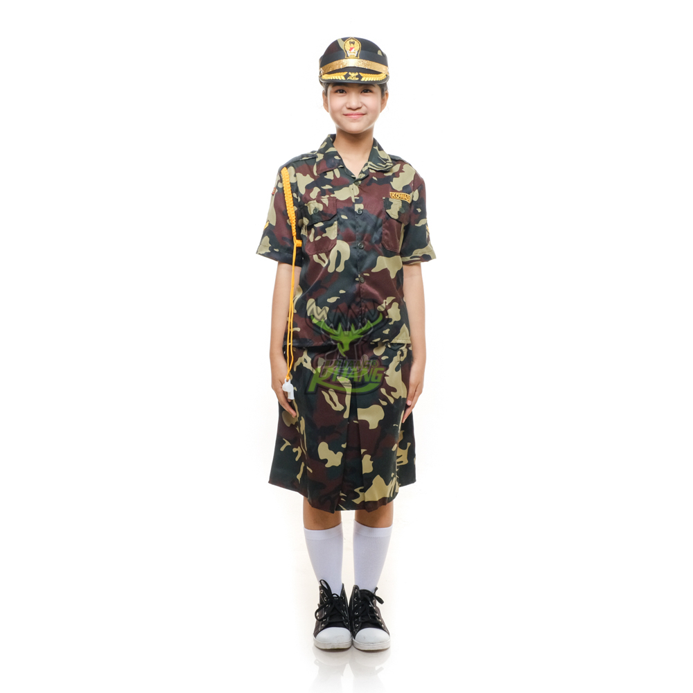 Baju TNI Loreng  perempuan anak profesi anak baju kostum anak TNI AU anak perempuan anak dinas keren
