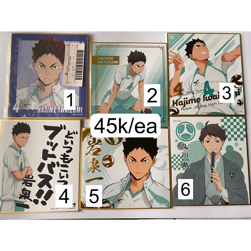 (READY) Shikishi Haikyuu - Iwaizumi & Oikawa