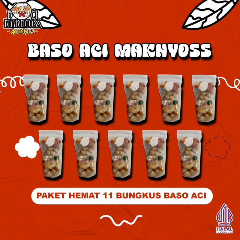 

PAKET HEMAT 11 BUNGKUS BOCI MAKNYOSS