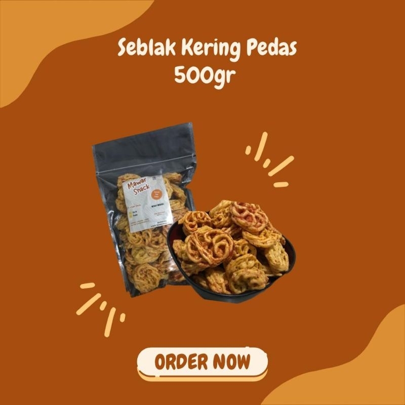

kerupuk seblak mawar 500
