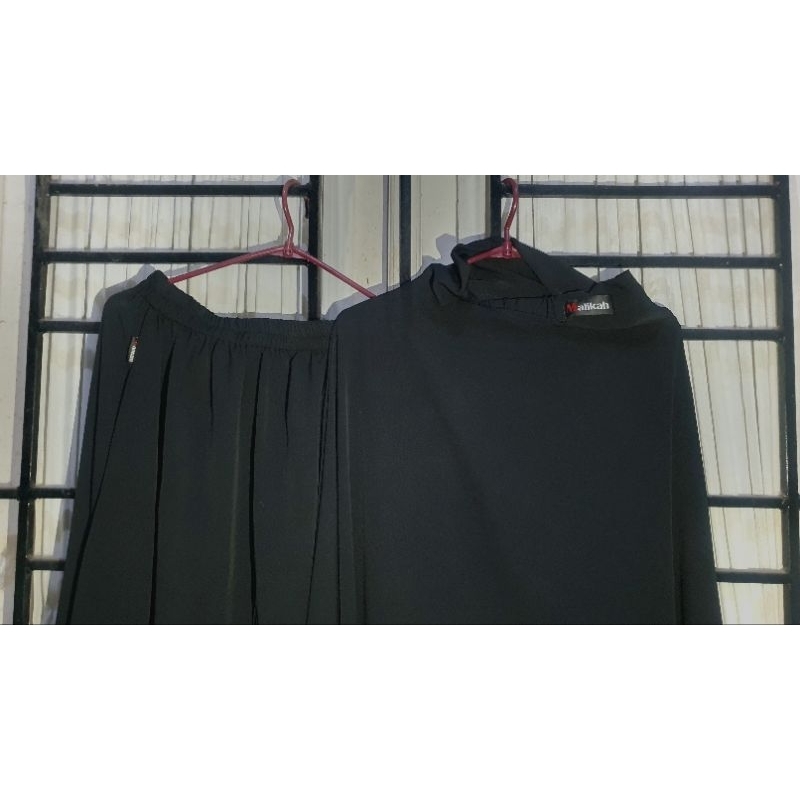 (PRELOVED) French Khimar Set Black by Malikah