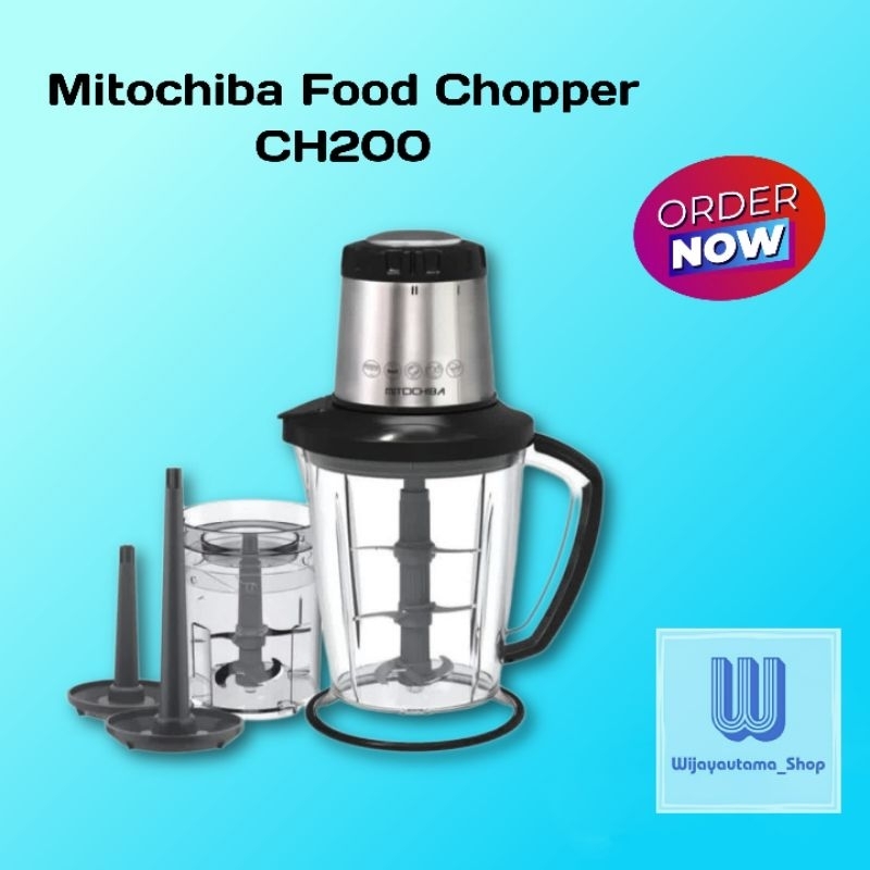 Food Chopper Mitochiba CH 200 Blender Bumbu dan Daging- ORIGINAL