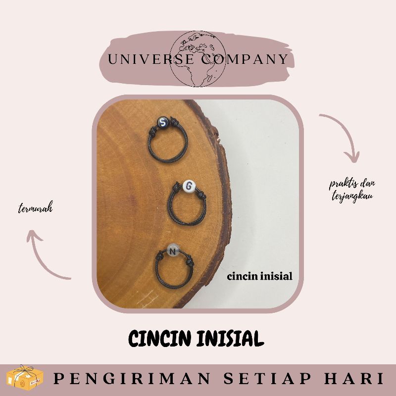 [UC] CINCIN INISIAL / CINCIN TALI KOREA / CINCIN DIY (PART 2 : Q - Z)