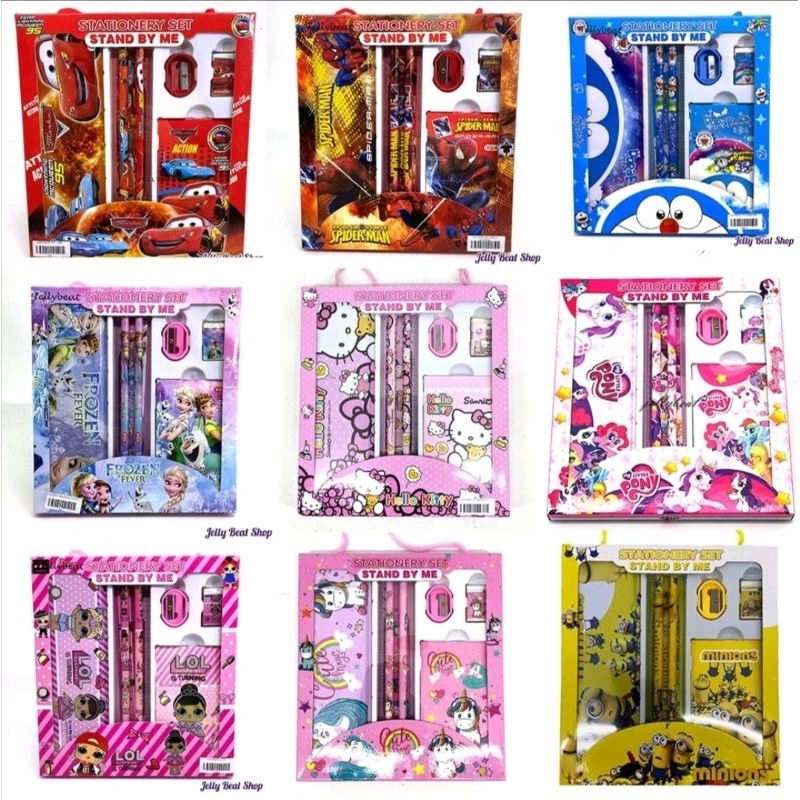 

Alat Stationery Set / Paket Alat Tulis Karakter 7 inchi 1