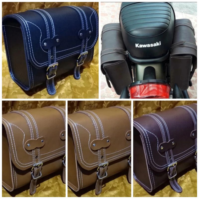 Tas Samping motor W175.Tas motor Kawasaki 175