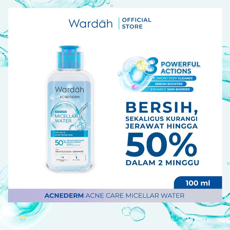 wardah Acnederm Micellar Water