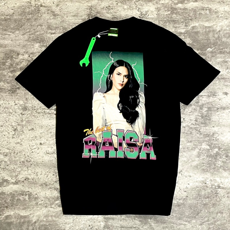NOOV MUSIC Tshirt Baju Kaos Raisa X Kamengski The Best Of Raisa Tshirt - Black | Original Merchandis