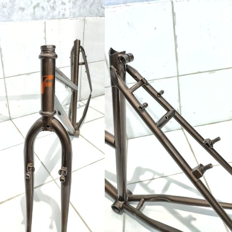 frame sepeda FEDERAL Lady WILD Cat commuter bekas Original