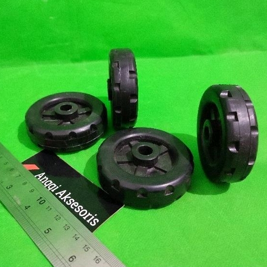 RODA PADDOCK PEDOK TROLI UNIVERSAL DIAMETER 7MM RODA STANDAR PADOCK RODA BANTU MOTOR AKI ACCU