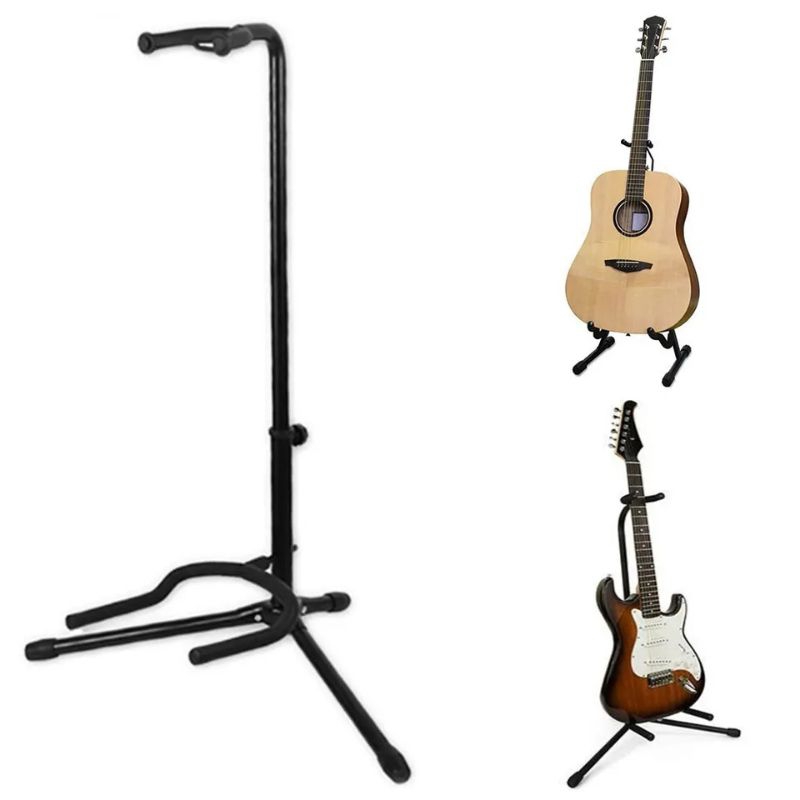 [ ORIGINAL ] Stand Gitar dudukan gitar Long Neck aluminium