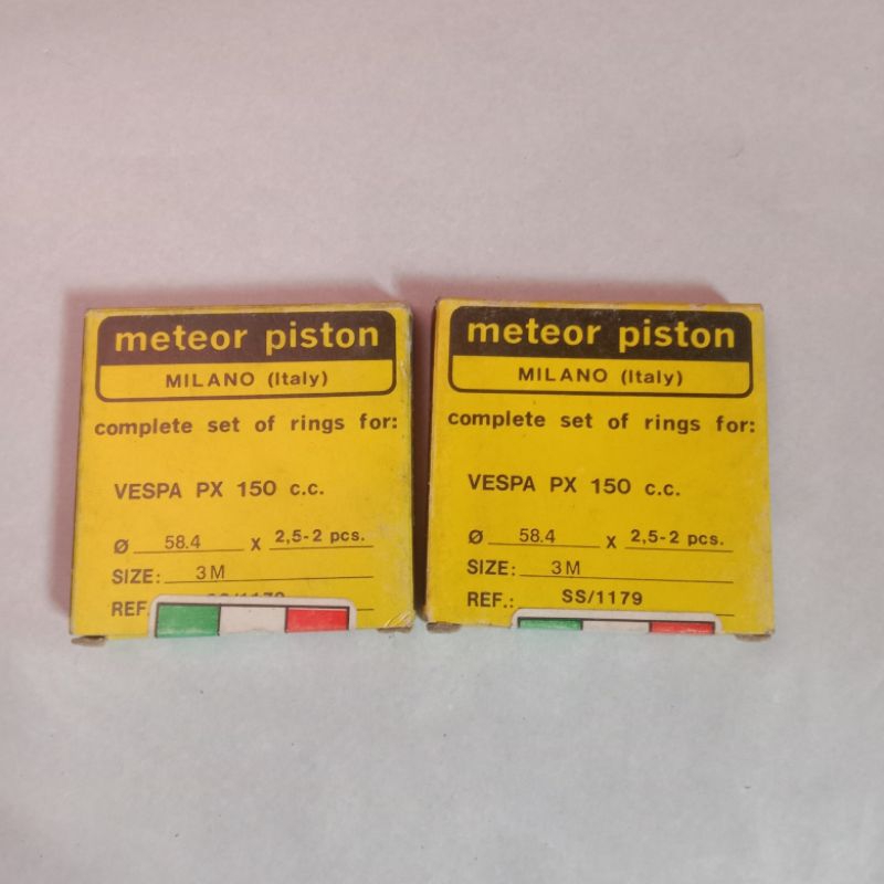 ring tebal seher piston vespa PX nos meteor 3m