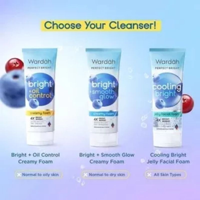 Wardah perfect bright creamy foam