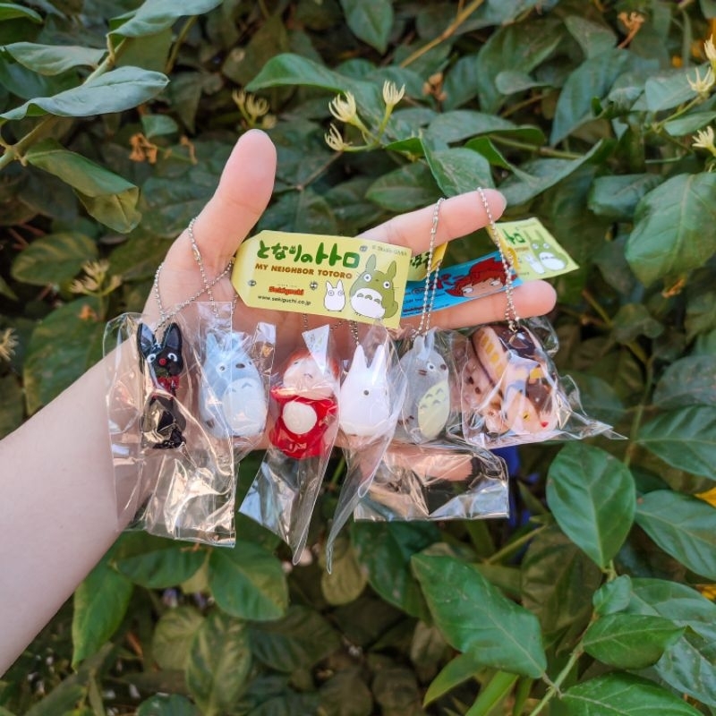 SUN ARROW Gantungan Kunci Totoro Catbuss Jijicat Ponyo STUDIO GHIBLI NEW TAG