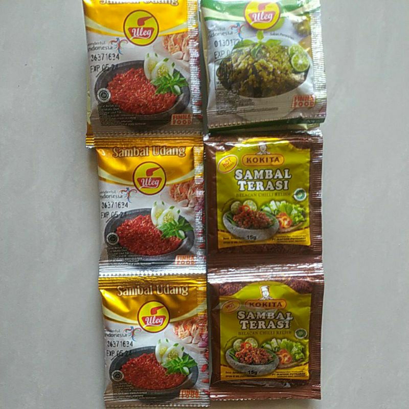 

ANEKA SAMBEL INSTAN SASETAN COCOK UNTUK MENEMANI MAKAN SIANG
