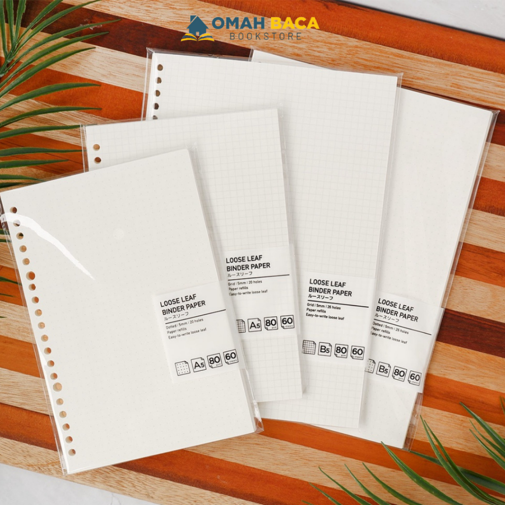 

Panmomo Loose Leaf Binder Paper - UKURAN B5