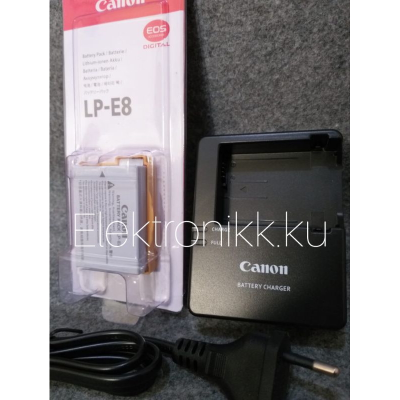 Baterai Canon + Charger ( EOS 550D ,EOS 600D, EOS 650D, EOS 700D )