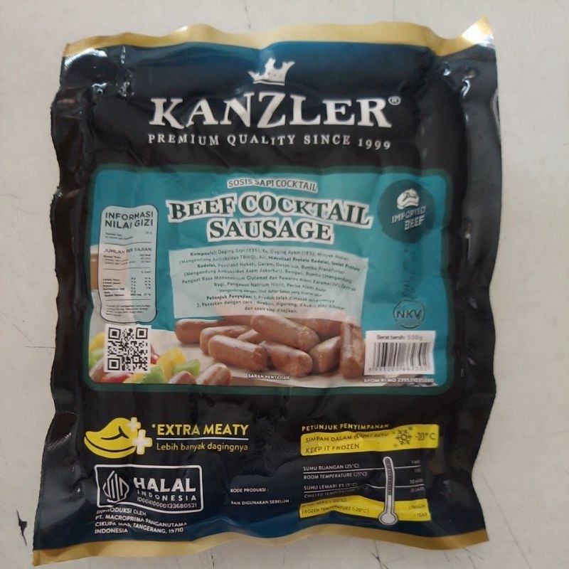 

Kanzler beefcocktail sausage 500g