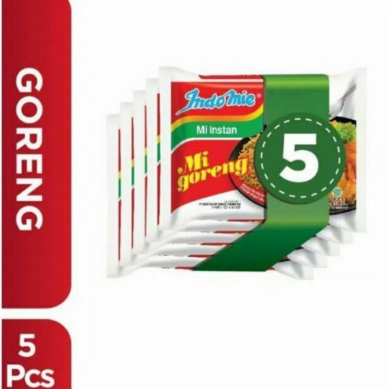 

Indomie Goreng 80 gr ( Isi 5 Pcs )