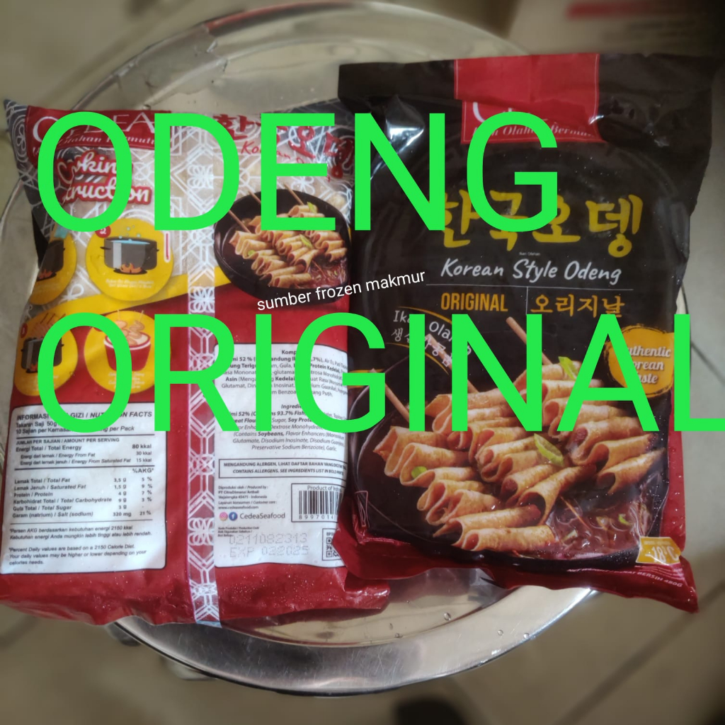 

Odeng original 480gr cedea. sumber frozen makmur