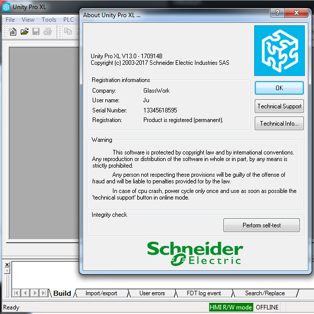 Unity Pro XL V13 Software PLC Schneider
