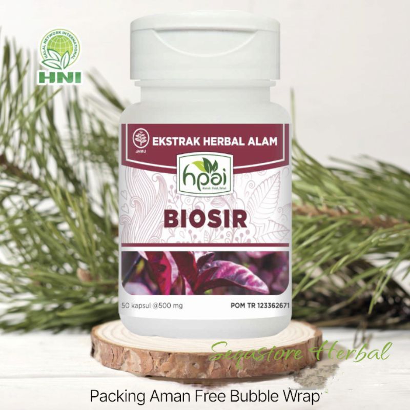 

Biosir HNI HPAI isi 50 kapsul Herbal untuk masalah wasir atau ambeien