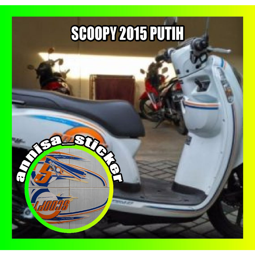 striping lis scoopy 2015 putih