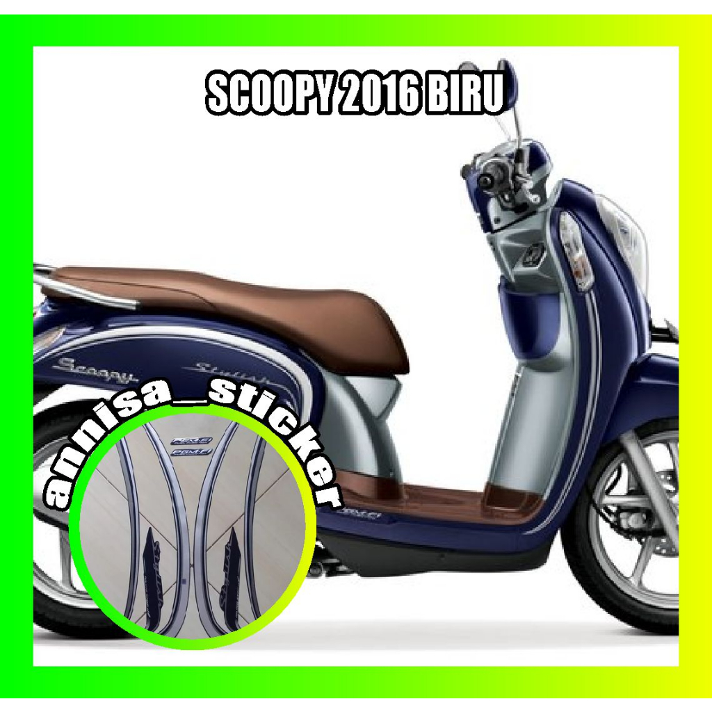 striping lis scoopy 2016 biru