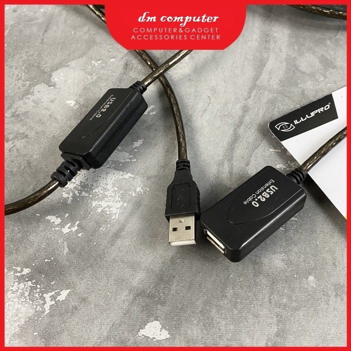 Kabel USB Extension Aktif 15m USB 2.0 Extension AM - AF 15 meter