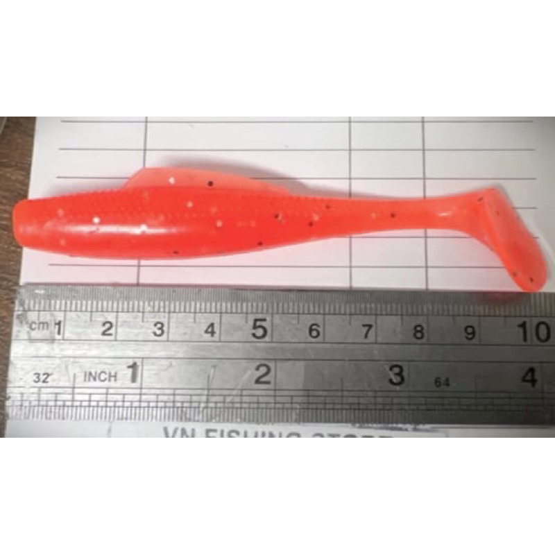 PROMO Softlure 10cm BONUS HOOK( paddle tail)Lazarus(5pcs)