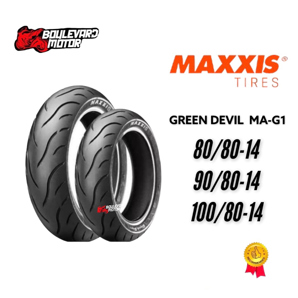 BAN MAXXIS GREEN DEVIL RING 14 80/80-14 90/80-14 100/80-14