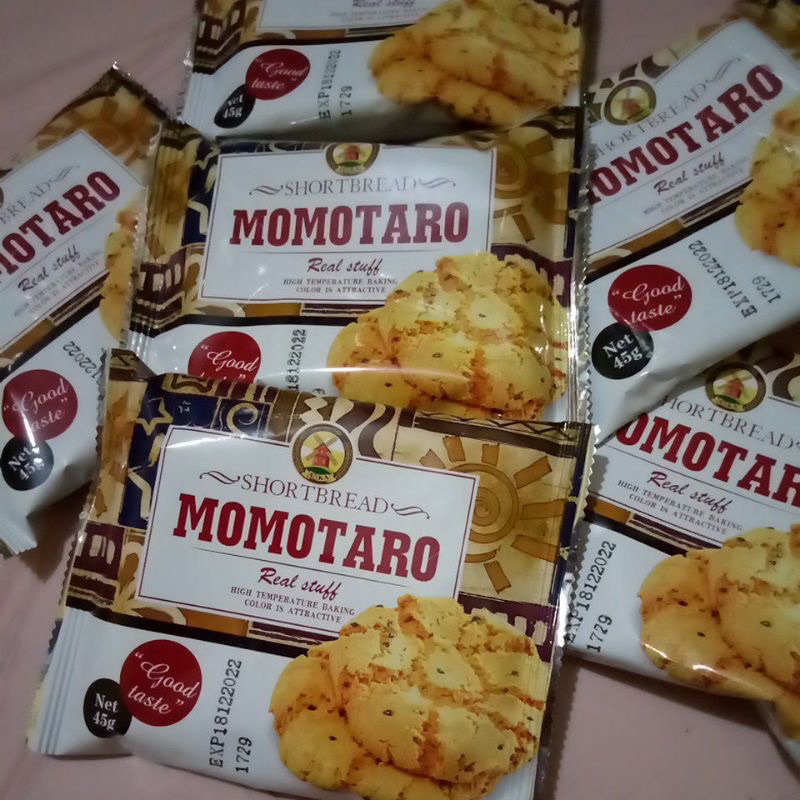 

Cookies MOMOTARO shortbread Aoka - roti momotaro snack cookies