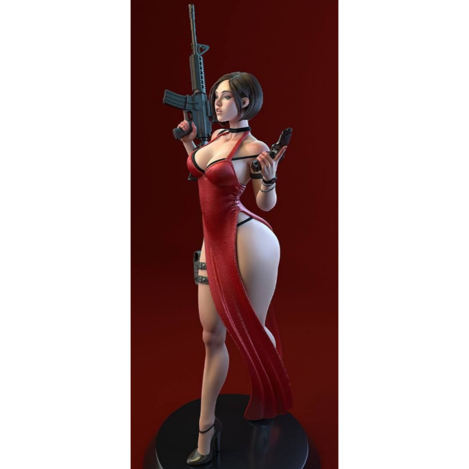Miniature Figure Resident Evil ADA Wong sexy 1/64 HO diorama for diecast