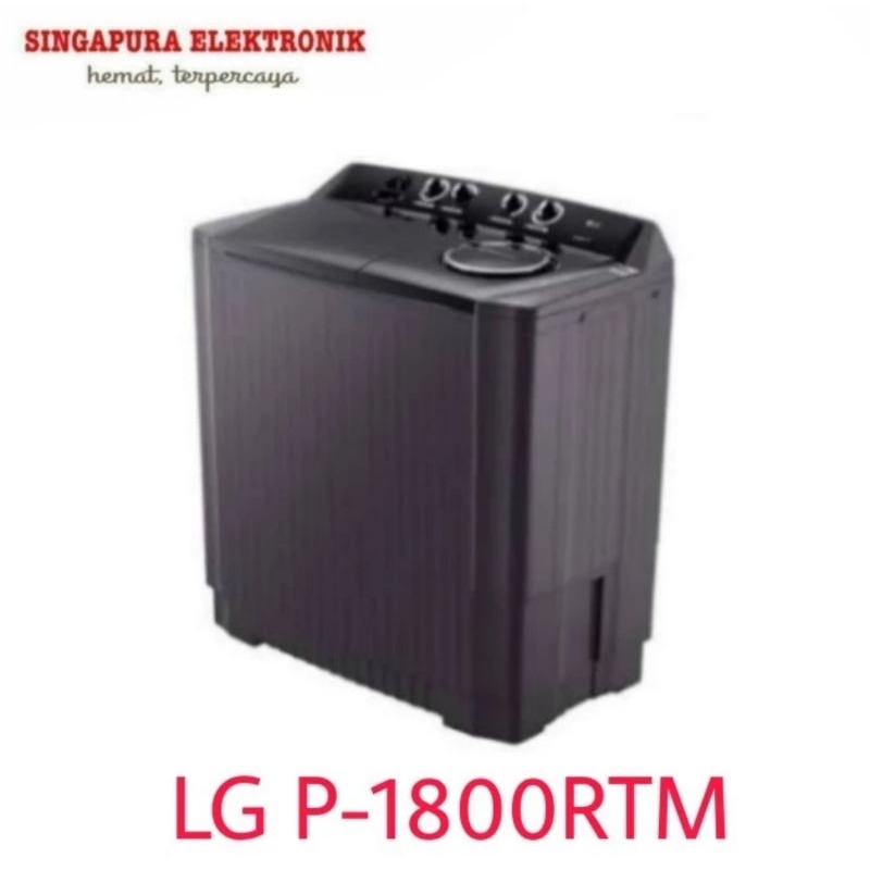 LG Mesin Cuci 2 Tabung 18kg P-1800RTM