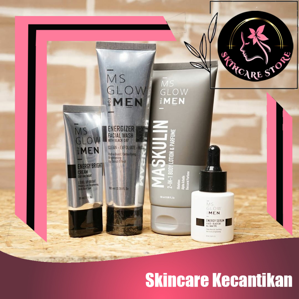 MS GLOW FOR MEN Paket Basic + Maskulin