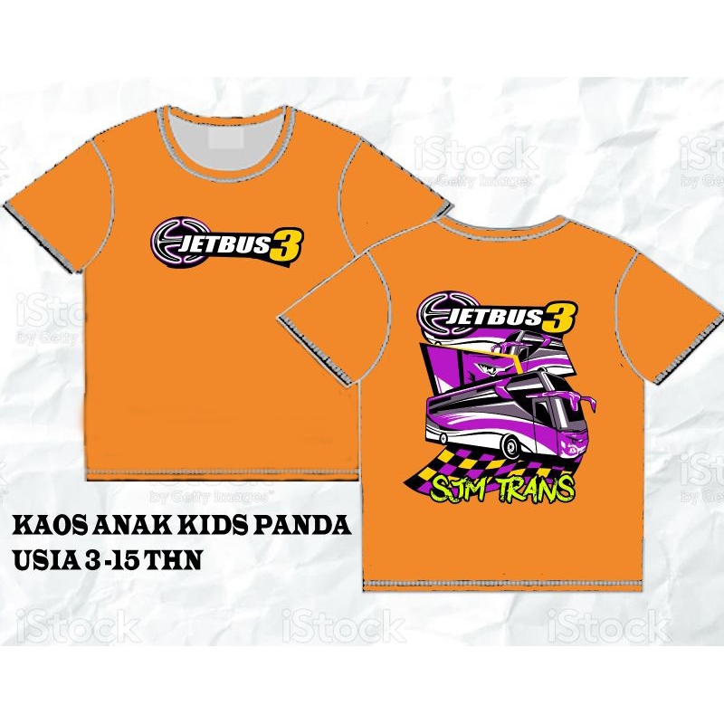 Kaos anak bus telolet keren elegan