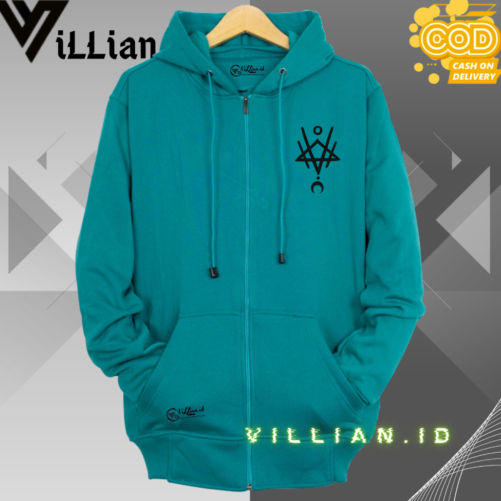 Jaket Hudie Resleting Pria Wanita Terlaris Warna Hijau Tosca Sweater Hoodie Zipper Laki Laki Aesthen