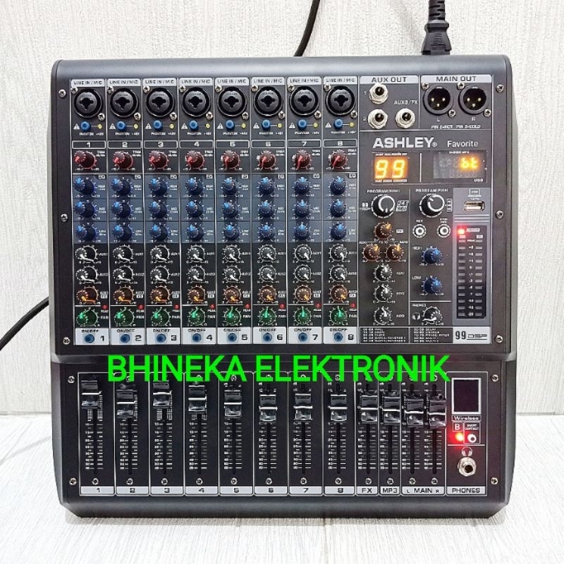 mixer ashley favorite8 favorite 8 8 channel bluetooth pc soundcard