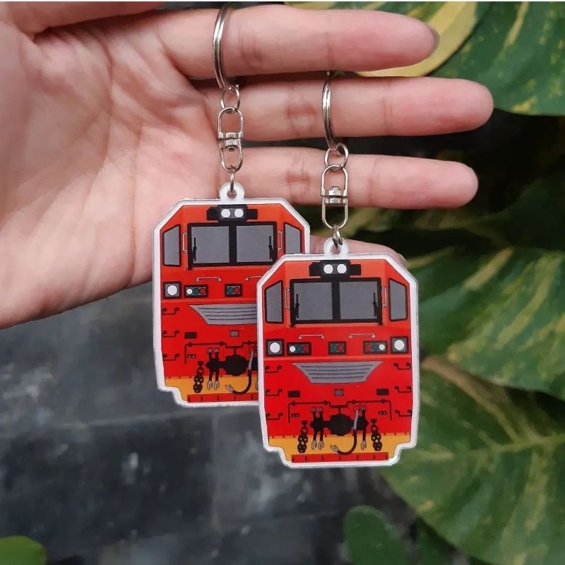 Moonmarket Gantungan Kunci Kereta Api Lokomotif Cc300 V2 By @Warieharga