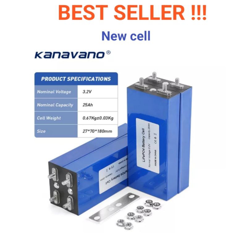 Lifepo4 25ah 30ah 3,2V Baru