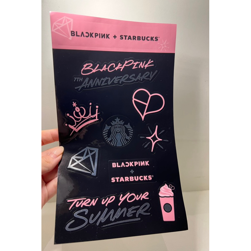 

Starbucks x Blackpink Collab Sticker Ori Taiwan
