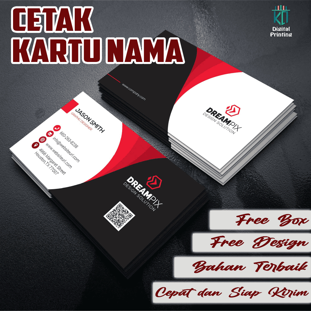 

CETAK KARTU NAMA PROFESIONAL + FREE DESIGN & BOX