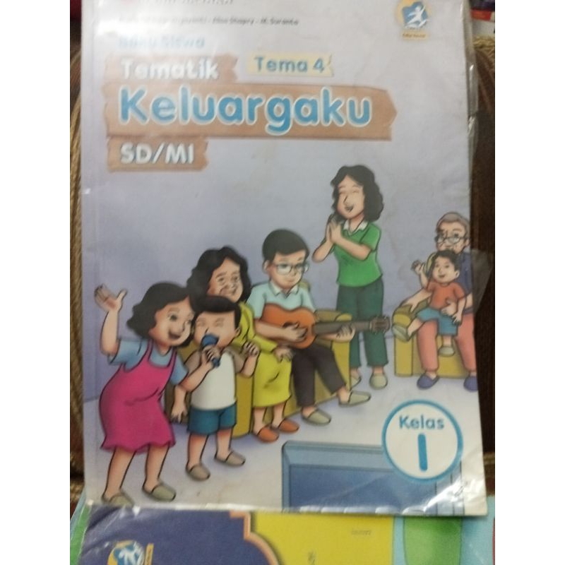 buku tematik tema 4 keluargaku kelas 1