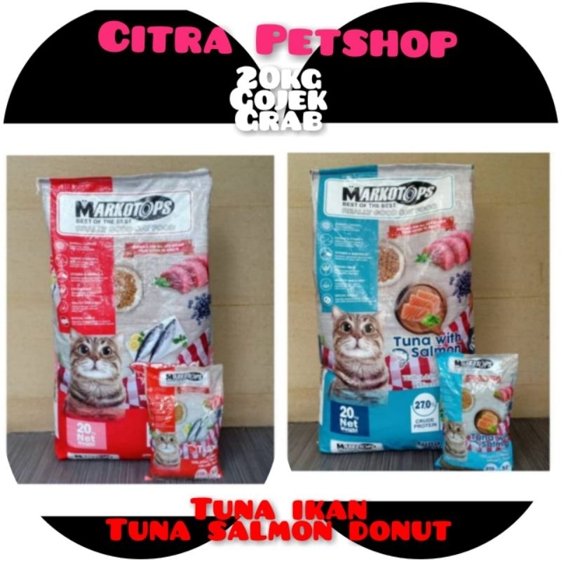 makanan kucing markotop cat food 20kg - markotop cat food