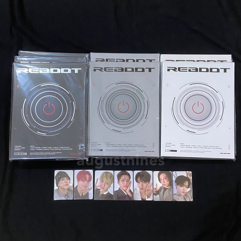 TREASURE REBOOT 2ND FULL ALBUM SEALED FS YES24 (PHOTOBOOK VER) + PC HYUNSUK HARUTO JUNKYU DOYOUNG JU