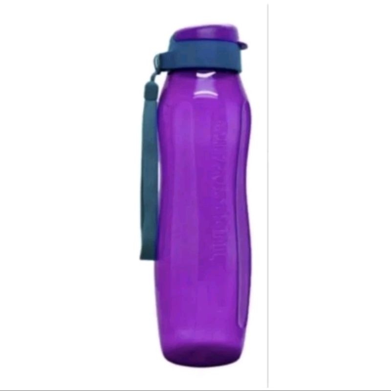 Eco 1 liter new warna ungu botol minuman Tupperware 1liter