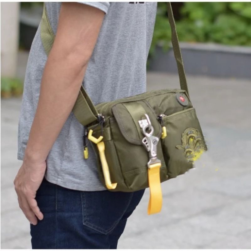 TAS SELEMPANG cowok cewek 5526 ORIGINAL TOUGH WARRIOR TOUGH WARRIOR SLINGBAG TAS ARMY TOUGH TOUGH WA