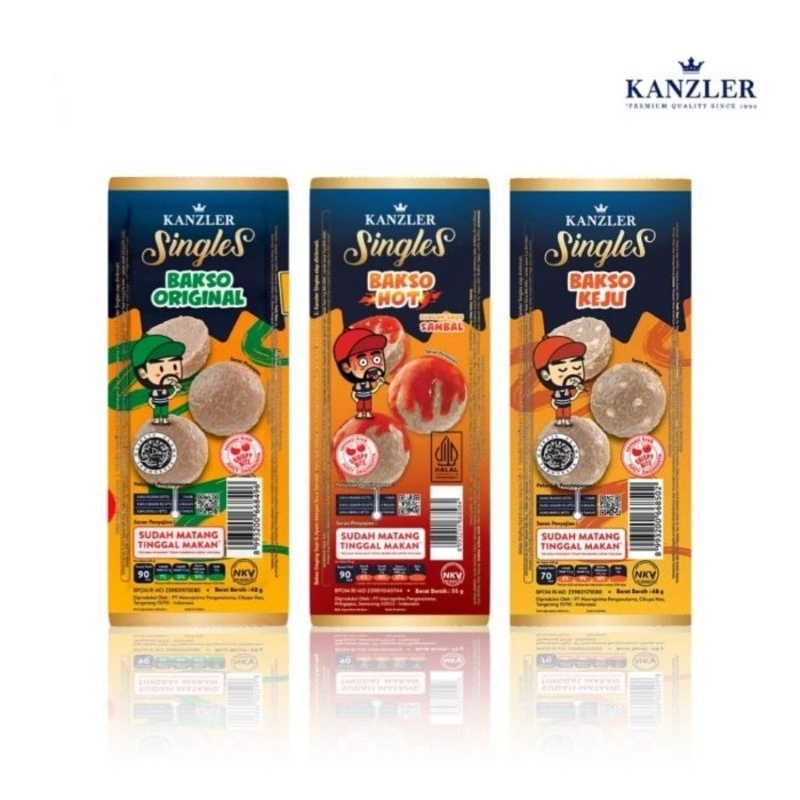

Kanzler Bakso Hot, Original & Keju